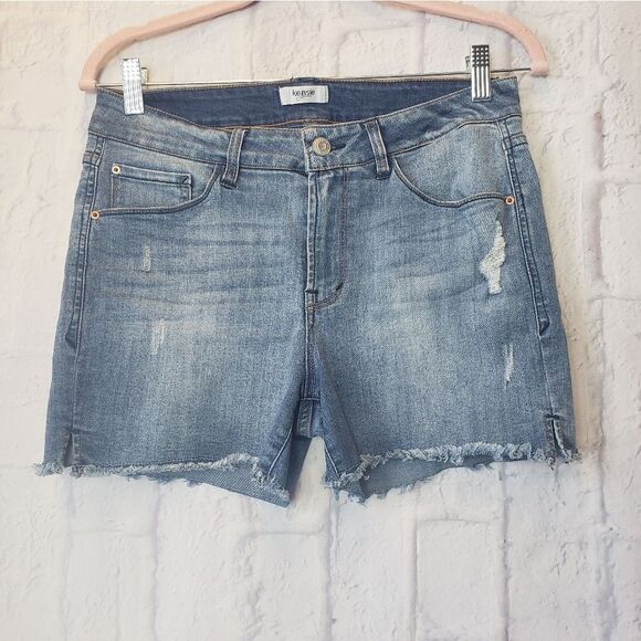 KENSIE Cut-Off Denim Jean Shorts 8/29 - Picture 1 of 5
